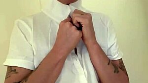 Milf mommy toys her wet pussy in fan-requested shower masturbation