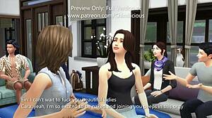 Wild Orgy With Cara In Missionary And Cowgirl Banging Gangbang