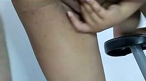 Brunette MILF is given rough sex by muscle hunk