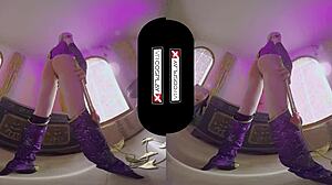 Blonde Carly Rae Summers plays Ivy Valentine in VR cosplay porn.