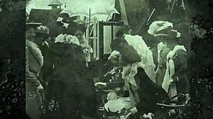 In this vintage taboo family scene, the lesbians enjoy a cumshot.