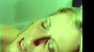 Fucking Hard in a Gym with Sexy Blonde for Classic Retro Vibe