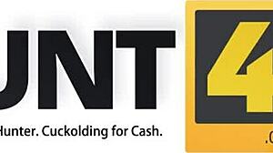 Hunter gets an impressive titjob and fucks pussy for cash while cuckold watches.