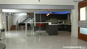 Alexis monroe, caught masturbating, begs for blowjob and fucking in doggystyle