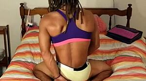 Ivory White dresses up and plays with toys