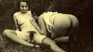 Vintage Old Pornography Trio