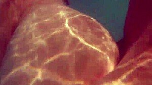 Gabriela Teen Has Sex in Pool, Showing Big Ass and Babe Qualities with Passionate Riding