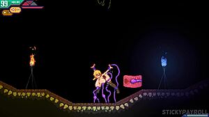 pawg says, 'fuck my pussy hard with that big cock, i love it in this hentai game'