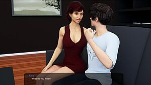Indoor person to person sexual tryst with cute and curvaceous stepmother in Milfy City