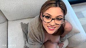 Caught Ellie Nova Masturbating - Neighbor's Daughter Exposed!