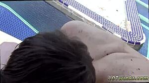 Nico the twink actor takes it in gay porn scene