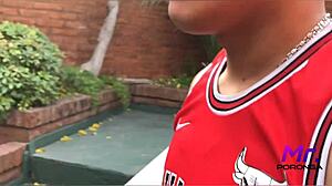 Hermosa latina gets intense doggystyle with monster cock