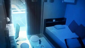 Intense Asian anime hentai masturbation scene