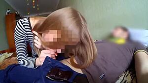 i bent my shy ex girlfriend over in doggystyle, her small tits bouncing as i fucked her hard and shot my cum all over her.