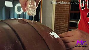 Hermosa latina gets intense doggystyle with monster cock