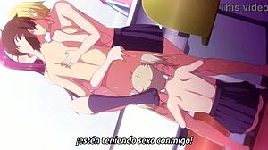 Intense Asian anime hentai masturbation scene