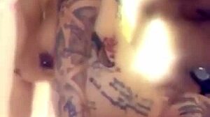 Freaky redbone tranny scene