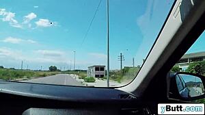 Blonde Pleasing Long Dong With Mouth And Boobs