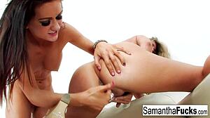 samantha and kendal karson have fun together