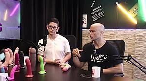 Eilani Quina And Victor Luciano In Sheer Red Lingerie Toys!