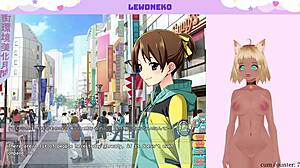 Lewdneko Feels Intense Orgasm While Playing Go Go Nippon And Masturbating With Toys