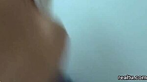 Why did the Czech sweetie strip in the shopping centre for POV assfucking?