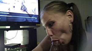 i want you to suck my cock, girl, teasing me with your mouth.