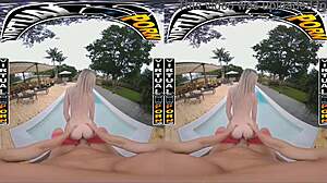 i fucked blonde teen britt blair hard in vr, her small tits bouncing wildly