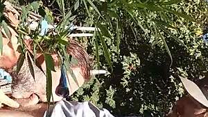 Intense Gay Sucking And Fucking In The 420 Patch