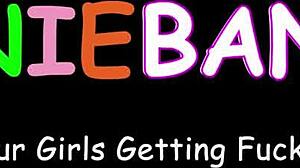 Busty teen 18+ latina sucking big cock. Then fucks cowgirl and doggy style bent over.