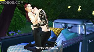 Flirting with a Vampire in 3D Hentai Preview