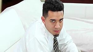 Horny teen ally berry starts with a gagging blowjob, then bends over for doggystyle fucking of a huge cock, choking on it hardcore