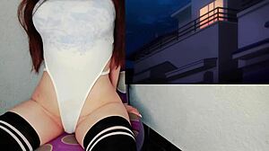 Big tits hire old man in hentai