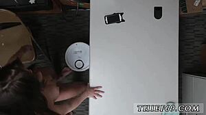 hard fucked teen gangbang with strap-on play