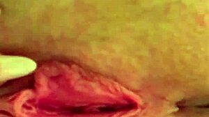 My horny step sister fucks herself with dildo in shower double penetration.