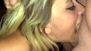 Cum Hungry Messy Deepthroat Pukes on Dick