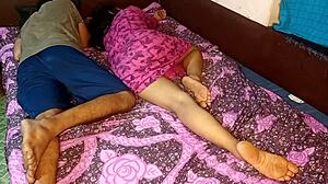 Desi Boy Shares Bed With Stepmother Then Fucks Her