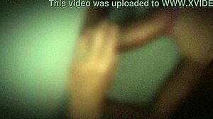 First time in cabin with cute babe in lingerie