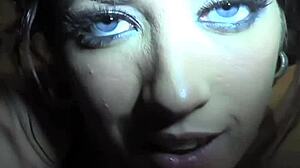 Capri Cavanni plays with her wet pussy and big tits