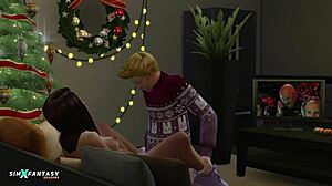 Winter Holiday With Liberty Lee In The Sims 4