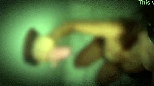 First time in cabin with cute babe in lingerie