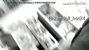 Latina tetona shows big tits in public!