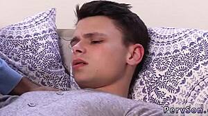 i woke up to my first gay twink bareback, oh man