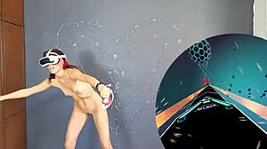 I try my sexy dancing training in vr on february 23 2024 with small tits