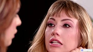 Ivy Wolfe seizes her chance to dominate Tiffany Watson in steamy action.