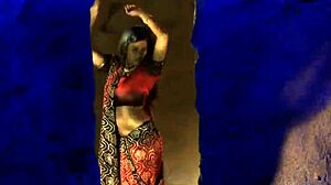 exotic dancer performs solo mystery routine