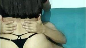 Old cuckold watches friend fuck his wife without condom, feeling the betrayal