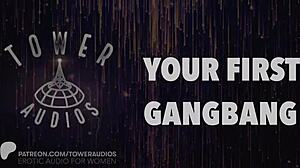 First Gangbang Erotic Audio with Dirty Talk