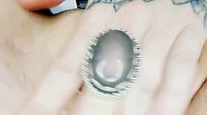tatted queen's sexy 18+ clit in hot closeup orgasm