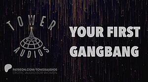 First Gangbang Erotic Audio with Dirty Talk